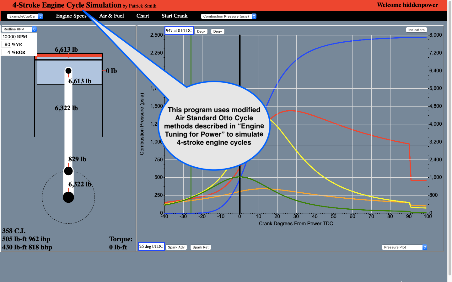 Enginesim Engines EngineSim How To